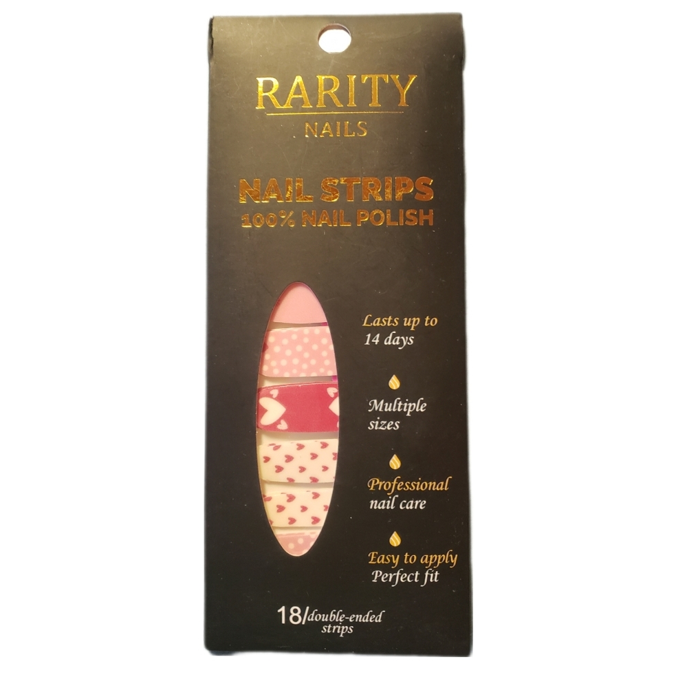 Rarity Nails Valentines Themed Nail Polish Strips